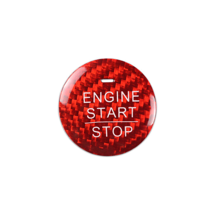 Carbon Fiber Push-Start Button Trim for Honda Elysion / Gienia