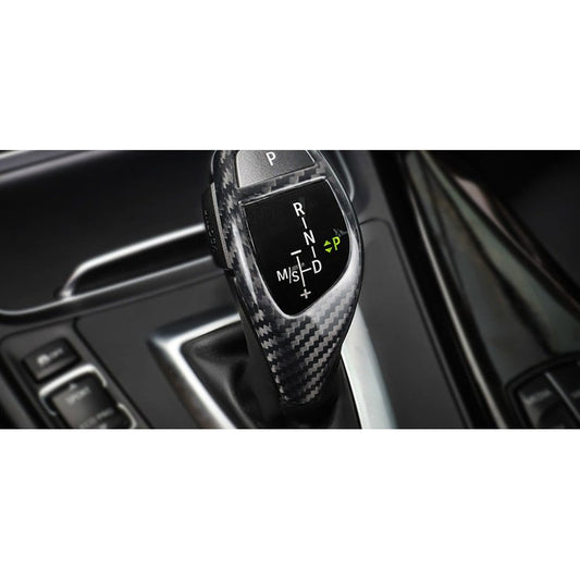 Carbon Fiber Gear Shift Knob Cover for BMW F20 / F30 (alternate view 2)