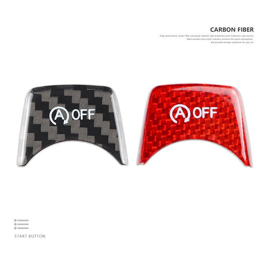 Rigid Carbon Fiber Auto Start-Stop Button for BMW F30 - F33 (alternate view 2)