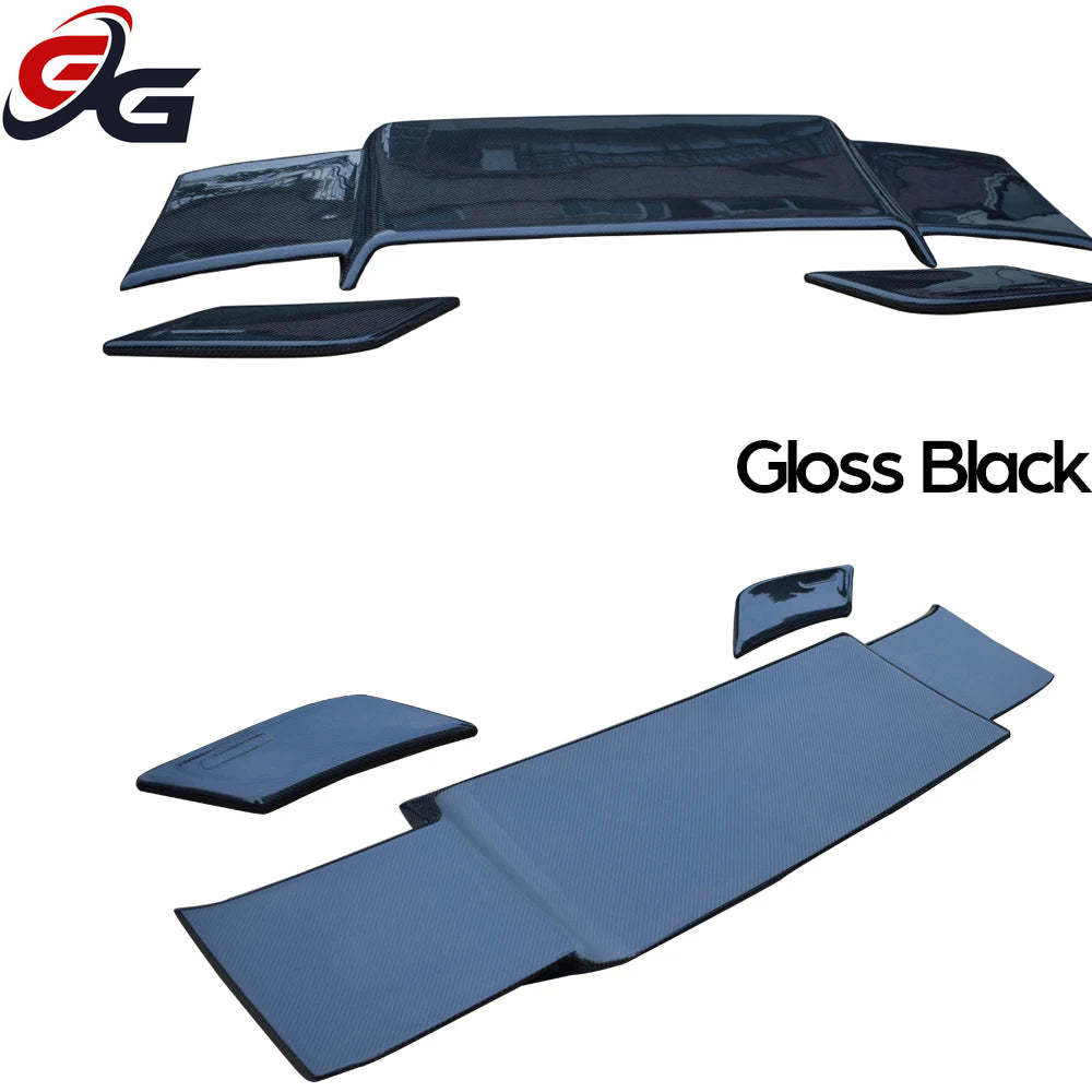 Car Rear Carbon Fiber Spoiler for Mercedes G Class W464 2018+ G350 G400 G500 G63 G65 AMG Roof Rear Spoiler Top Lip Tail Wing
