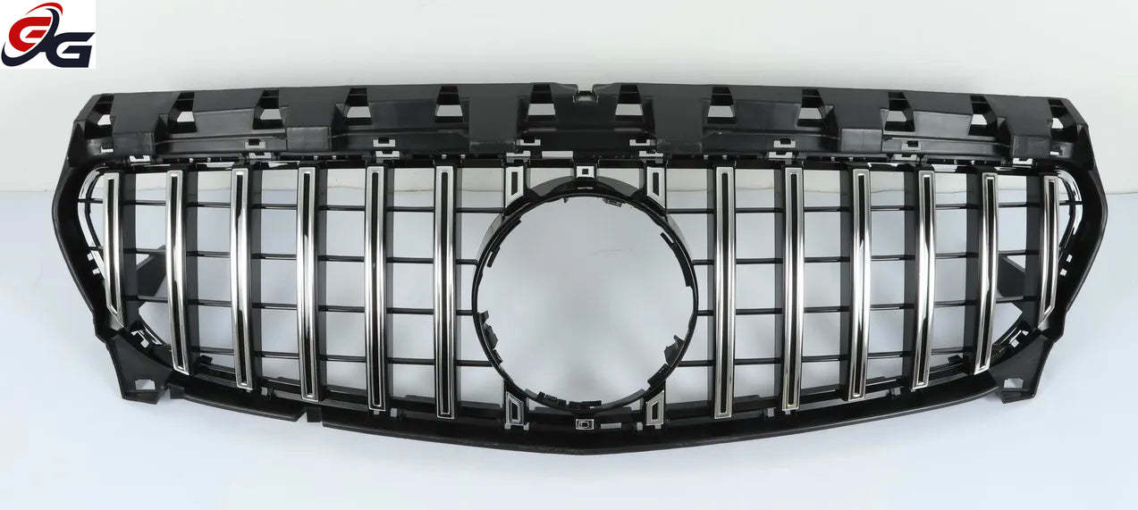 W117 Front Bumper Racing Grill Replacment for Mercedes Benz CLA Class 4-Door Coupe C117 & 5-Door Shooting Brake 2013-2018 CLA 45