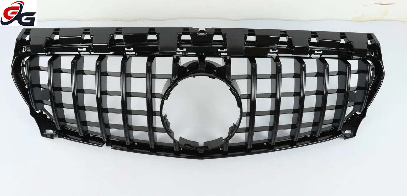 W117 Front Bumper Racing Grill Replacment for Mercedes Benz CLA Class 4-Door Coupe C117 & 5-Door Shooting Brake 2013-2018 CLA 45