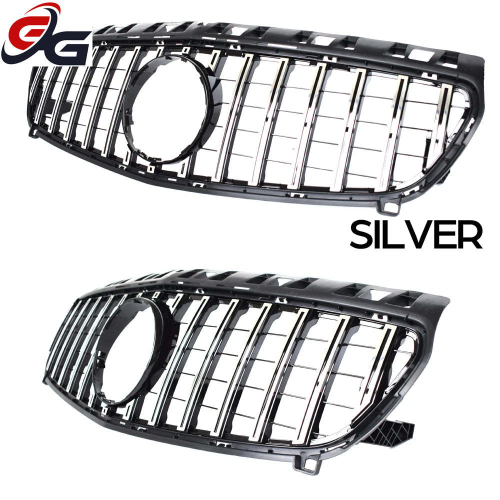 W176 Front GTR Grille Pre-facelift for 2013 - 2015 Mercedes A Class Hatchback A180 A200 A220 A250 Except for A45 AMG Grills