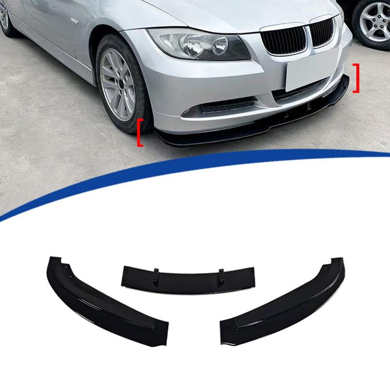 Standard 3-Section Front Lip Spoiler for BMW 3 Series E90 (2005 - 2008)