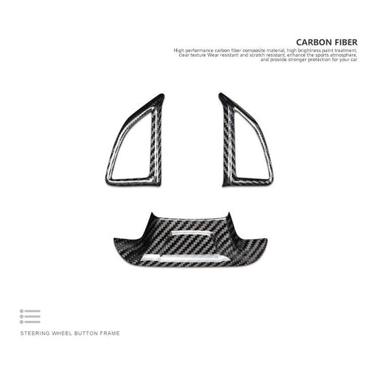 Carbon Fiber Steering Wheel Button for Chevrolet Camaro