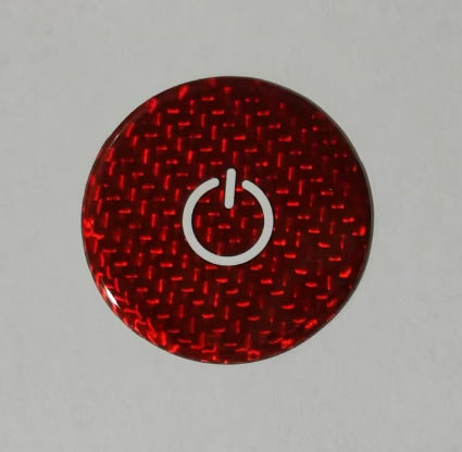 Real Carbon Fiber Ignition Push-Start Button Trim for Porsche Taycan (2022)
