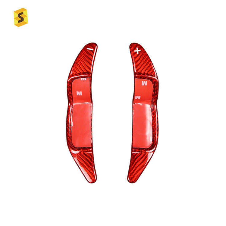 Real Carbon Fiber Steering Wheel Shift Paddle Cover for MINI R55 / R56