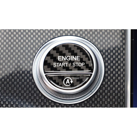 Carbon Fiber Push-Start Button for Mercedes-Benz (2022+)