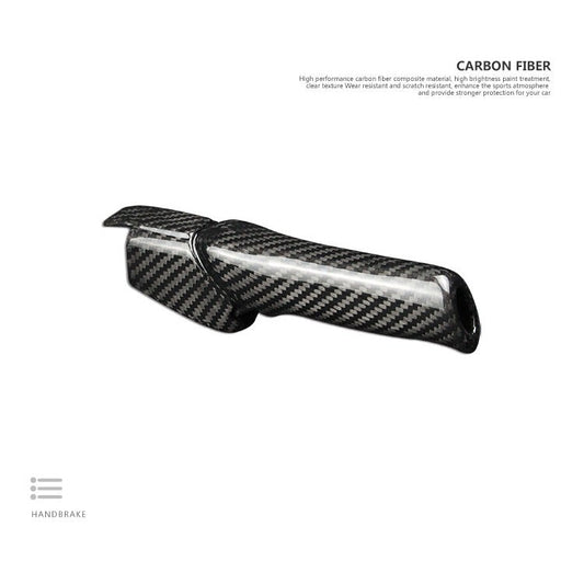 Real Carbon Fiber Handbrake Grip Cover for Nissan GT-R