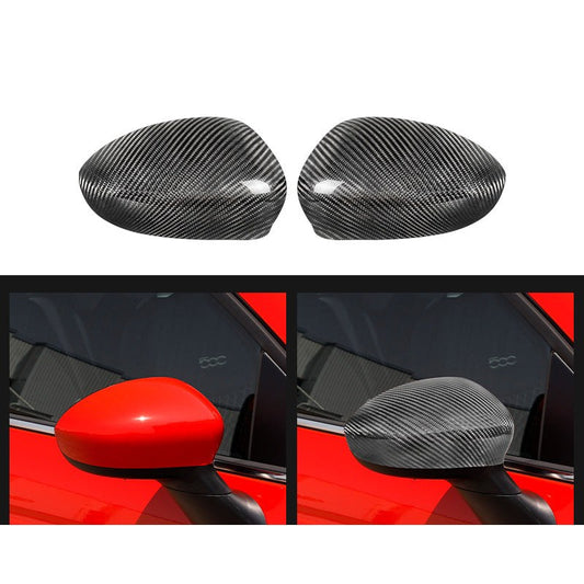 Carbon Fiber Side Mirror Housing for Fiat 500 (2009-2023) (alternate view 2)
