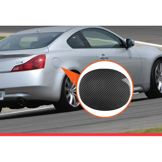 Real Carbon Fiber Fuel Door Cover for Infiniti G37