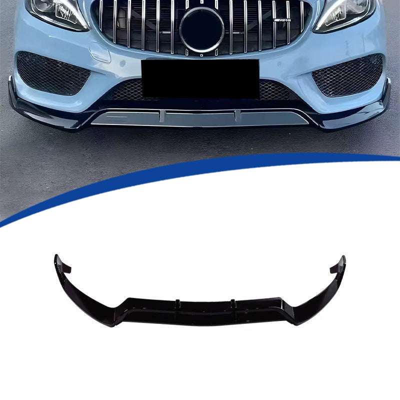Brabus-Style Sport Front Lip Spoiler for Mercedes-Benz C-Class W205 (2015 - 2018)
