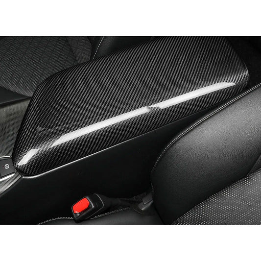 Carbon Fiber Center Armrest Lid Trim for Toyota Camry (2018)