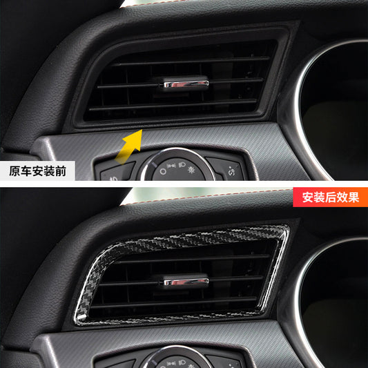 Real Carbon Fiber Air Vent Trim for Ford / Ford Mustang (2015 - 2023)