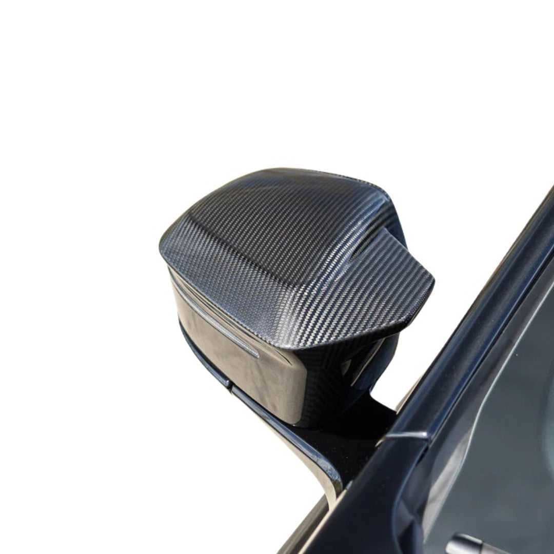 适用25款宝马M5 G90后视镜干碳纤维替BMW5系G6068后视镜G91carbon