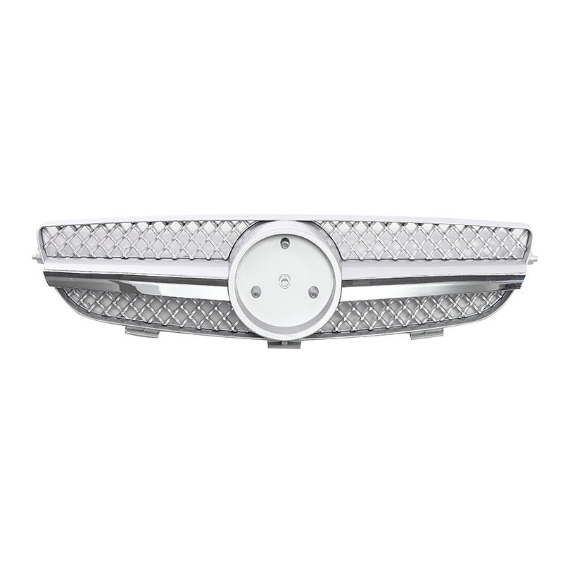 Front Grille for Mercedes-Benz CLK (2003 - 2009), Full Silver