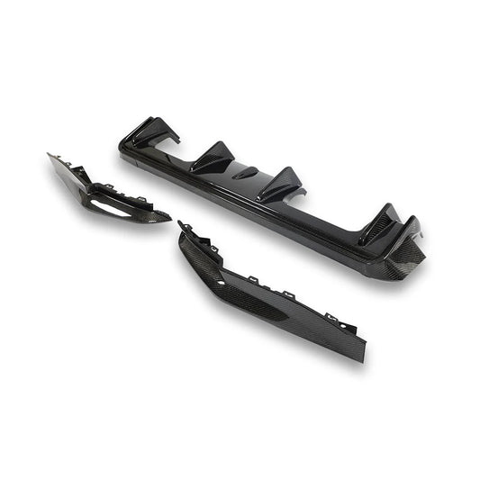 3D Style Dry Carbon Fiber Aero Parts for BMW M3 G80 / M4 G82 / M4 G83 – Rear Lip / Wing / Hood / Fenders