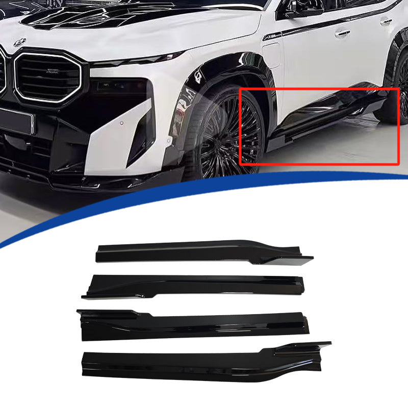 Blacked-Out Full-Length Side Spoiler for BMW XM G09 (2023 - 2025)