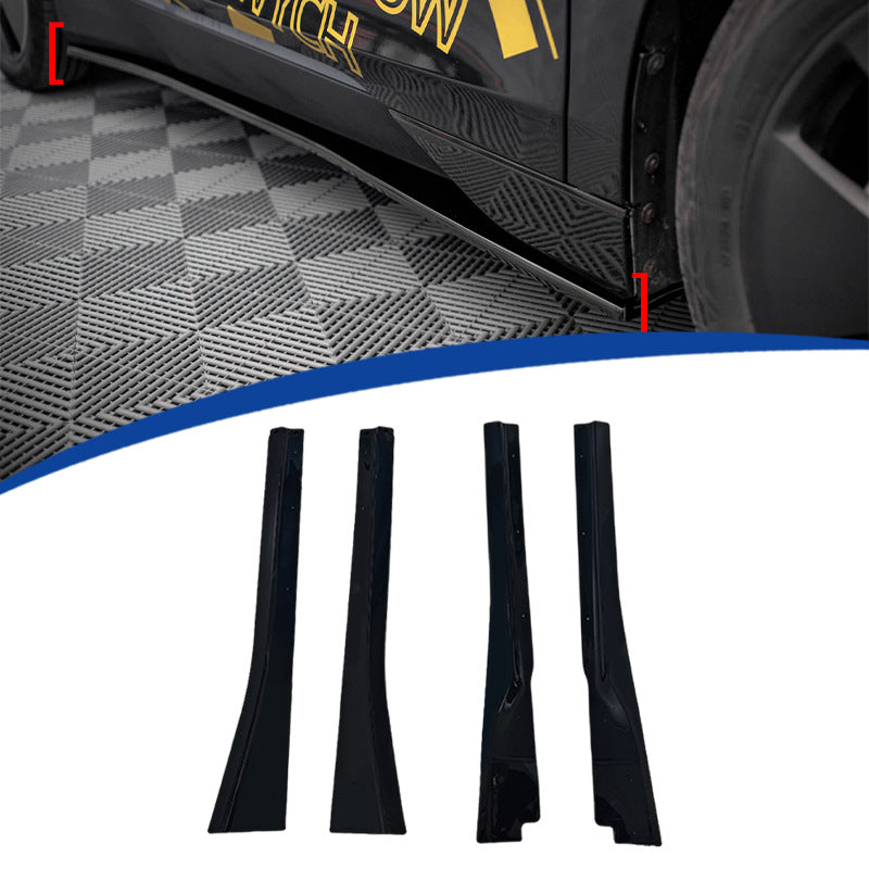 Overseas Spec 4-Section Side Skirts for BMW i3 (2014 - 2021), Glossy Black