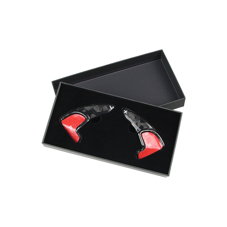 Forged Carbon Steering Wheel Shift Paddle Cover for Dodge Challenger (2015+)