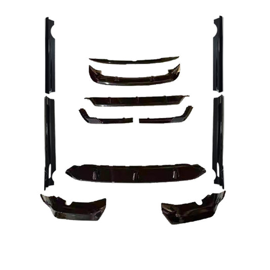 Blacked-Out Sport Front Lip Spoiler for BMW X7 G07 (alternate view 2)