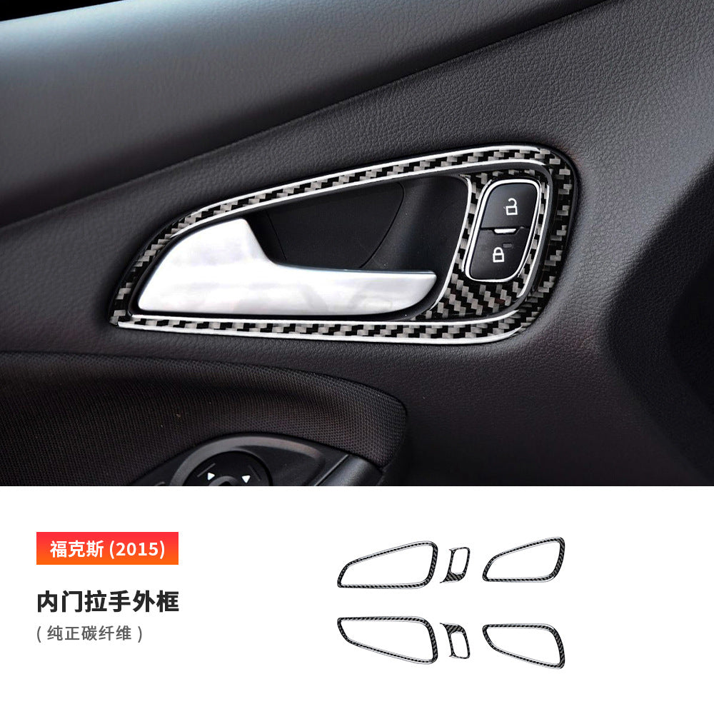 Epoxy Resin Carbon Fiber Decorative Trim Kit for Ford Focus (2015 - 2018)