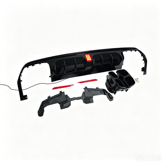 Brabus LED Illuminated Diffuser for Mercedes-Benz S-Class (alternate view 2)