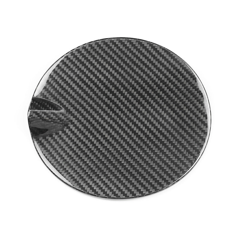 Real Carbon Fiber Outer Fuel Door Cover for Fiat 500 Abarth