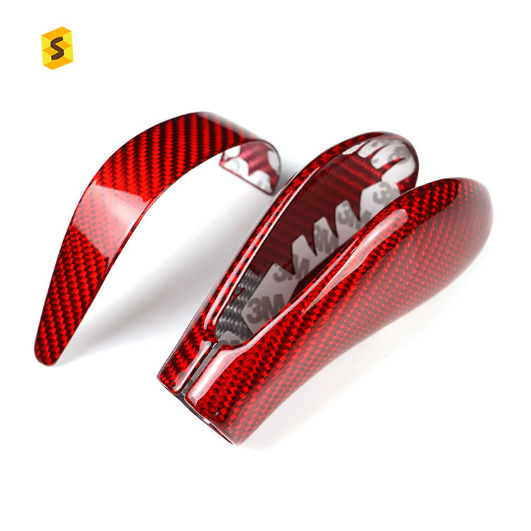 Real Carbon Fiber Gear Shift Knob Cover for Porsche Cayenne (2004 - 2009)