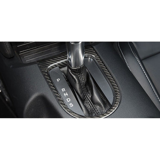 Real Carbon Fiber Gear Shift Panel Cover for Ford Mustang