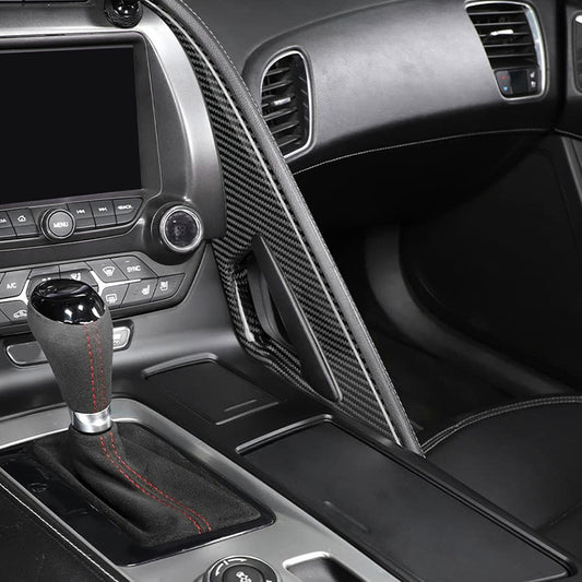 Real Carbon Fiber Passenger Armrest Trim Strip for Corvette C7 (2014 - 2019)