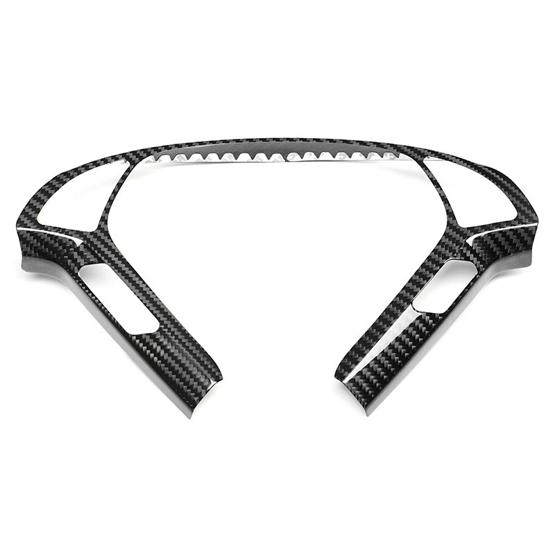 Real Carbon Fiber Steering Wheel Trim for Infiniti G25 / G37