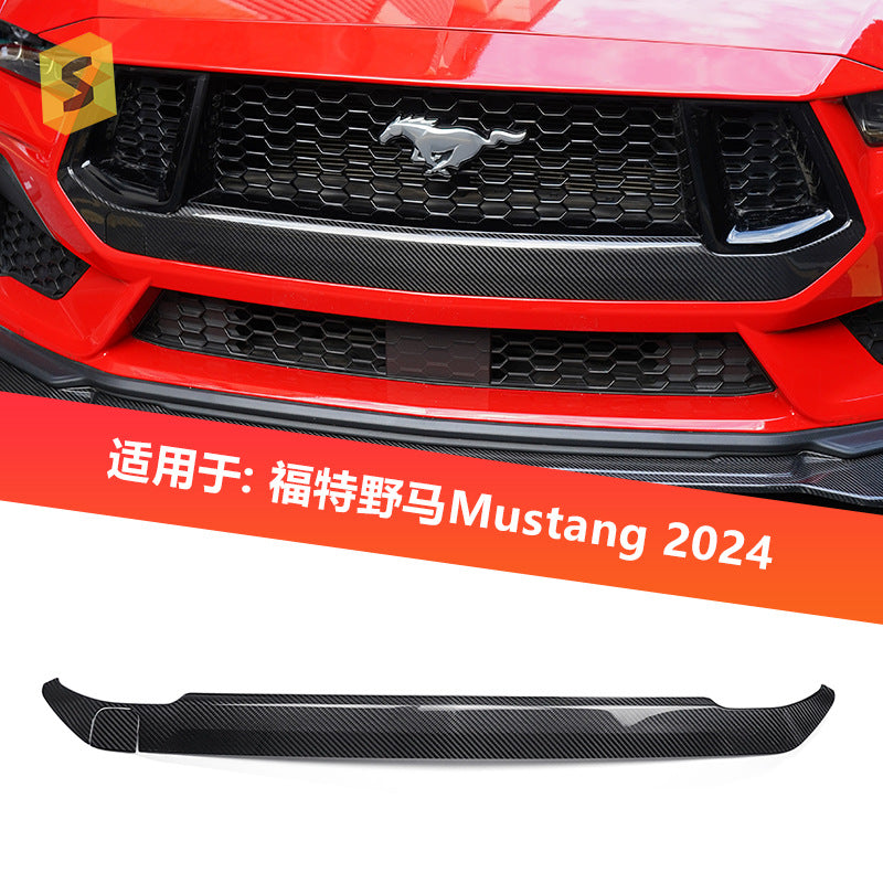 Real Carbon Fiber Front Grille Lower Trim for Ford / Ford Mustang (2024)