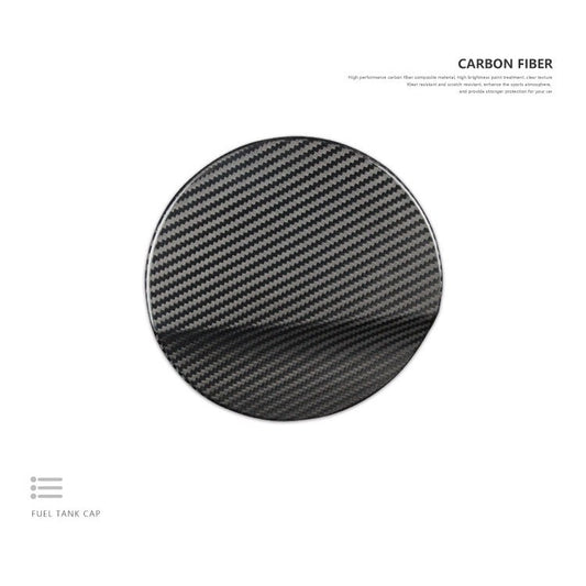 Real Carbon Fiber Fuel Door Cover for Ford Mustang