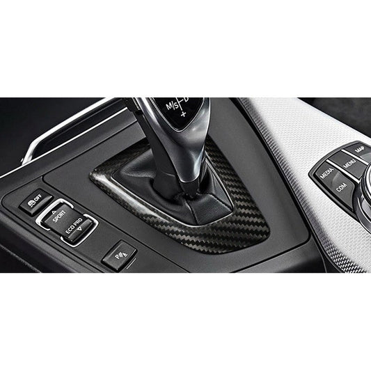 Carbon Fiber Gear Console Base Trim for BMW 1 Series F40 (alternate view 2)