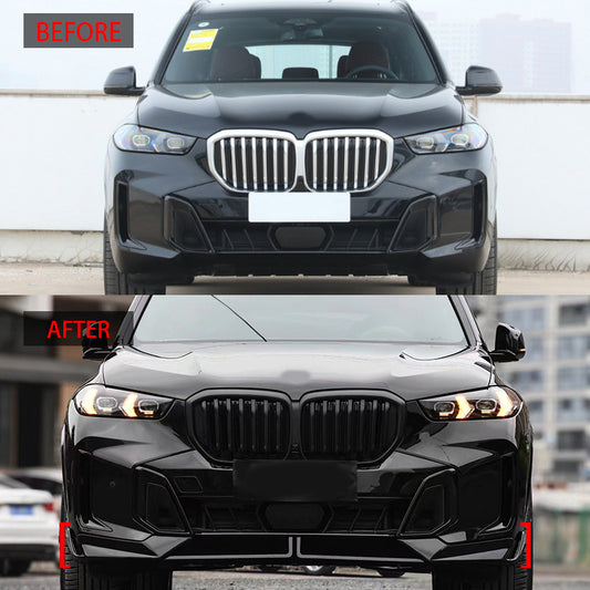 4-Section MP Front Lip Spoiler for BMW X5 G05 (2023-2026) (alternate view 2)