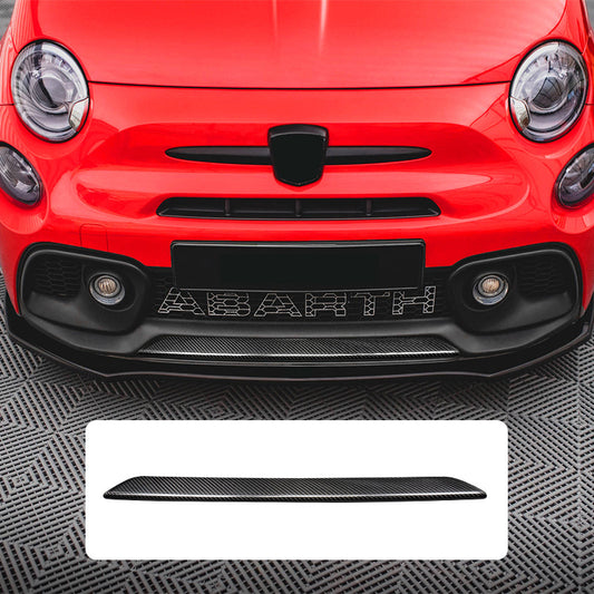 Real Carbon Fiber Front Bumper Lip Trim for Fiat Abarth 500 / 595