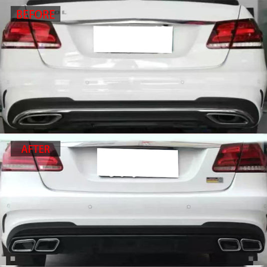 E63-Style Rear Diffuser Lip for Mercedes-Benz E-Class W212 (alternate view 2)