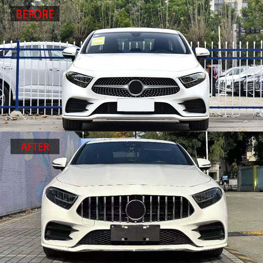 Vertical-Bar Front Grille for Mercedes-Benz CLS-Class C257 (alternate view 2)