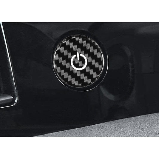 Carbon Fiber Ignition Push-Start Button for Porsche Taycan