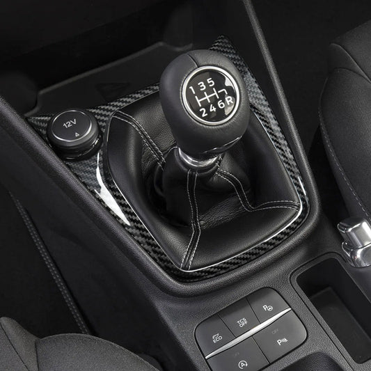 Real Carbon Fiber Gear Shift Panel Frame for Ford Fiesta ST (2018 - 2023) / Ford Fiesta ST MK8 / 8.5 (3-Door)