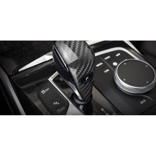 Real Carbon Fiber Gear Shift Knob Cover for BMW 3 Series G20