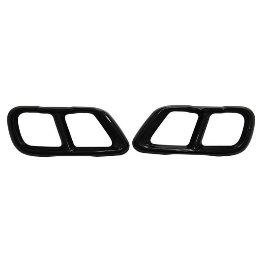 Exhaust Tip Covers for BMW X5 G05, Black (2019-2026) (alternate view 2)