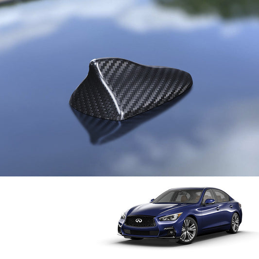 Real Carbon Fiber Antenna Cover for Infiniti G37 / Q50 (Import)