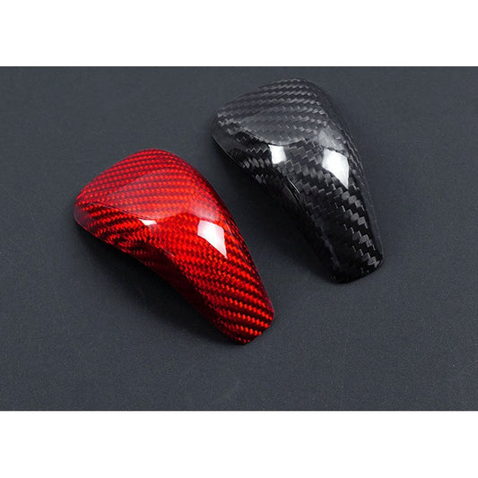Carbon Fiber Gear Shift Knob Cover for Subaru Forester (alternate view 2)