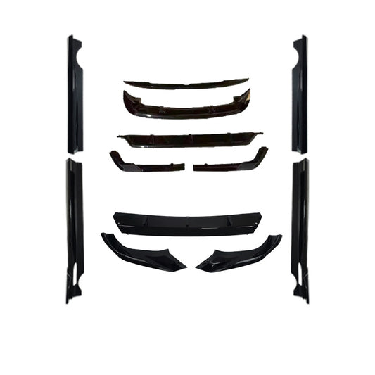 Blacked-Out Sport Lip Spoiler for BMW X7 G07 (2023-2026) (alternate view 2)
