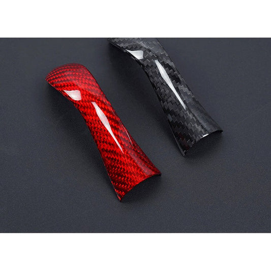 Real Dry Carbon Fiber Gear Shift Knob Cover for Infiniti Q50