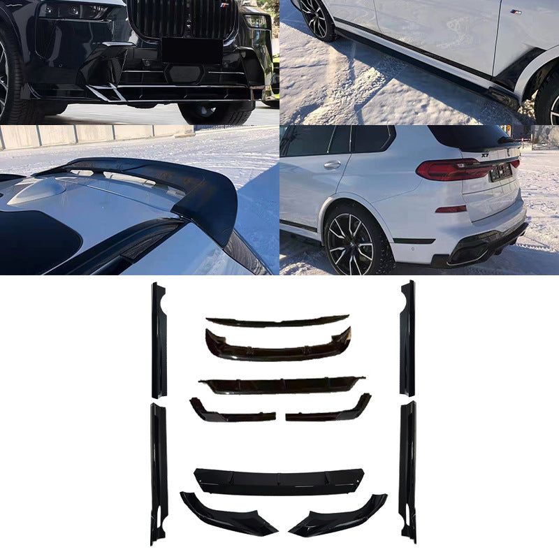 Blacked-Out Sport Front Lip Spoiler for BMW X7 G07 (2023 - 2026)