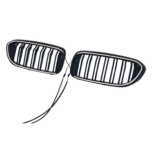 LED Illuminated Double-Slat Grille for BMW 5 Series G30 (alternate view 2)