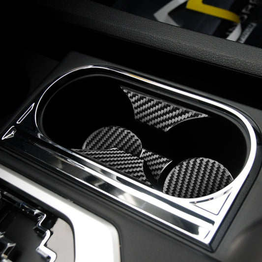 Carbon Fiber Center Console Cup Holder for Toyota Tundra (alternate view 2)